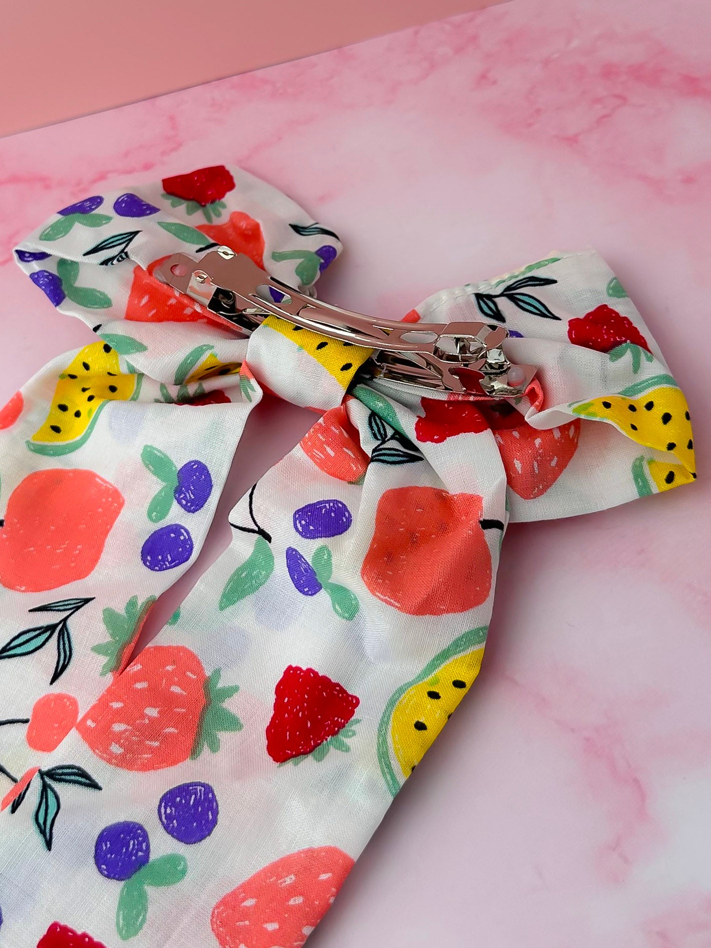 Tutti Fruitti - Fruit cotton Hair Bow