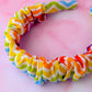 Zig Zag - Multicoloured zigzag print Scrunchie Headband