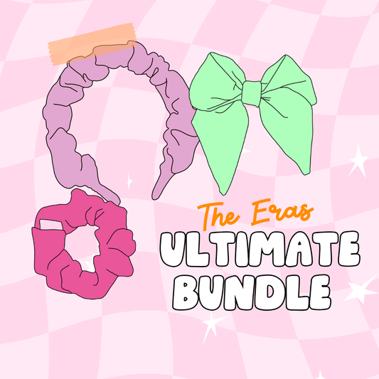 The Ultimate Era's Bundle - Swiftie inspired Scrunchie, Headband and Bow Bundle (PRE-ORDER)