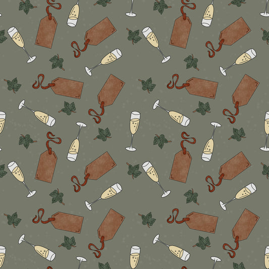 The Storyteller Era - Swiftie Eras inspired champagne seasonal fabric