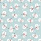 Frosty - NEW SATIN snowman themed Christmas fabric