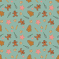Festive Baking - NEW SATIN baking themed Christmas fabric