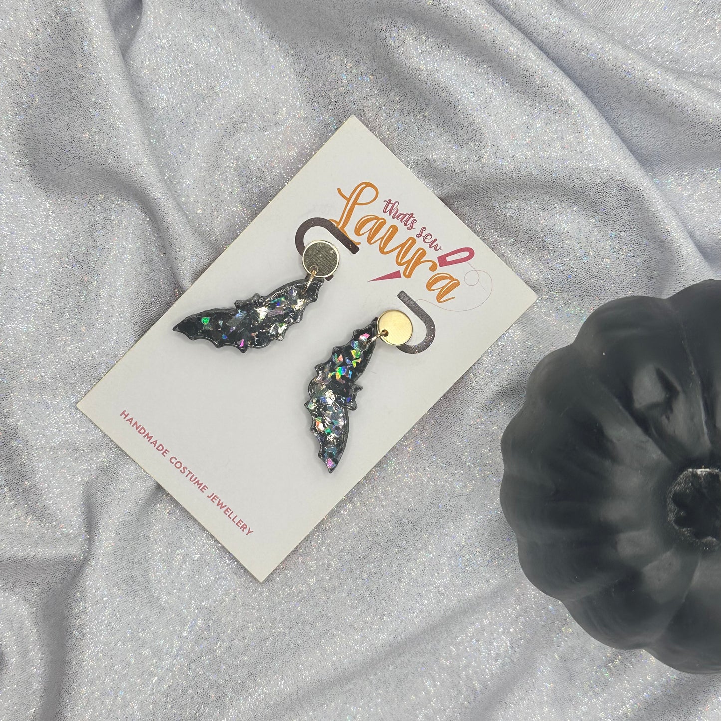 It's Bats - Drop stud earrings