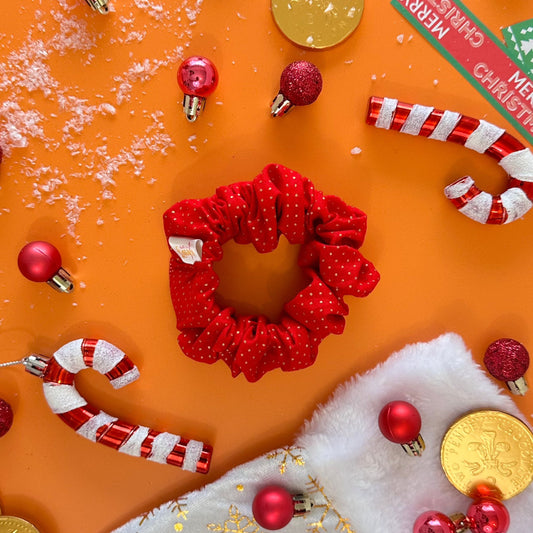 Christmas Cracker - Wide Elastic scrunchie
