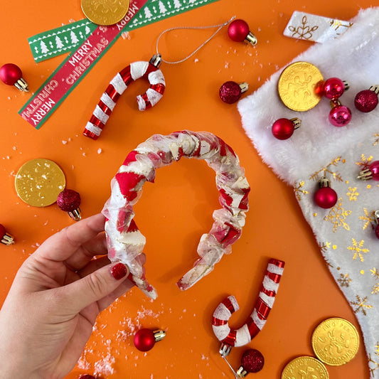 Santa Hat - Scrunchie headband