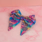 Chakra - Chakra spiritual print cotton classic Hair Bow