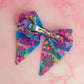 Chakra - Chakra spiritual print cotton classic Hair Bow