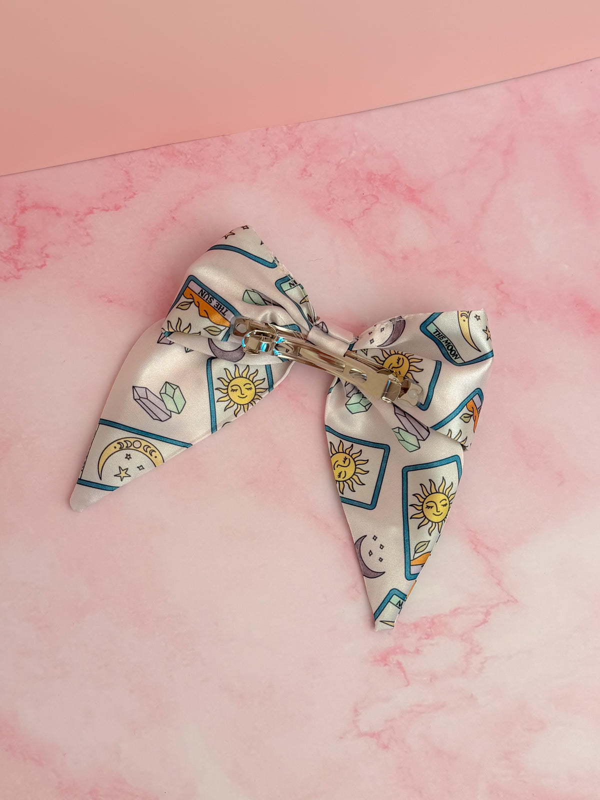 Tarot - Exclusive tarot card print Satin classic Hair Bow