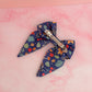 Fall Walks - Autumn Leaf print cotton classic Hair Bow