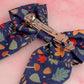 Fall Walks - Autumn Leaf print cotton classic Hair Bow