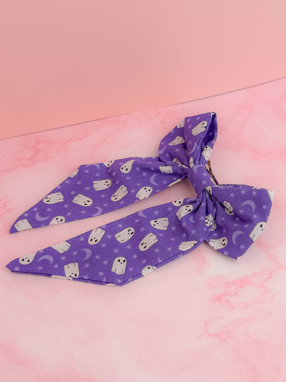 Boo to you - Exclusive Ghost print long Hair Bow