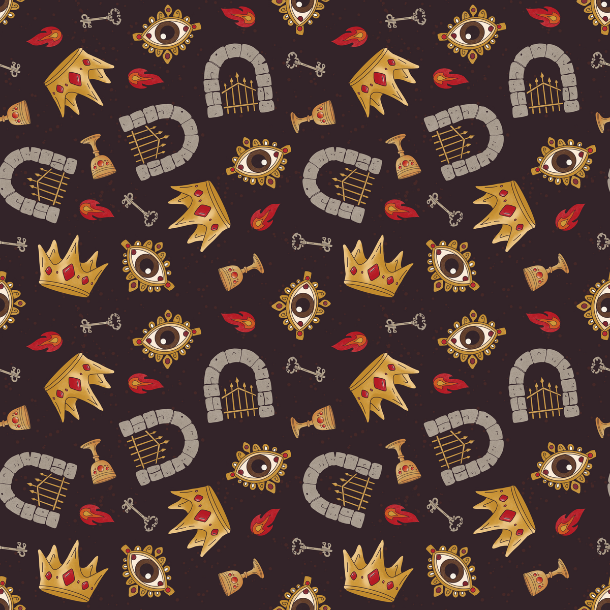 The Crimson Court Below | ACOTAR-Inspired Hair & Bookish Accessories | Pre-Order