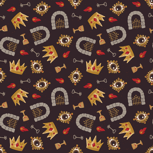 The Crimson Court Below | ACOTAR-Inspired Hair & Bookish Accessories | Pre-Order