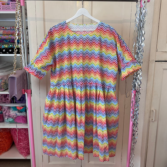 Rainbow Zig Zag - MADE TO ORDER ONLY
