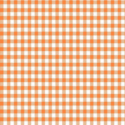 Gingham yellow and oranges